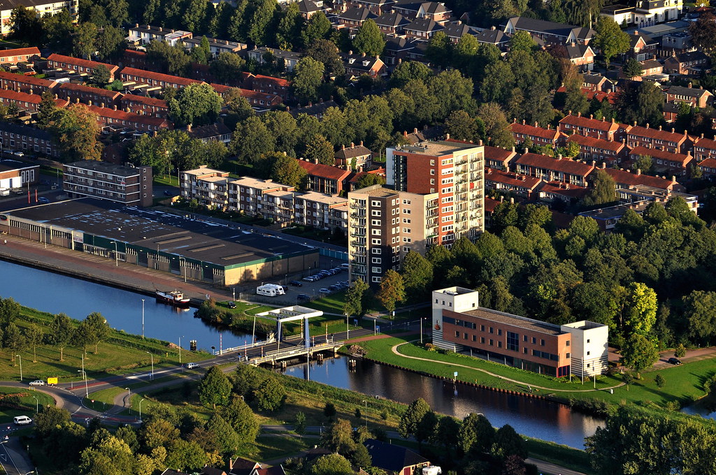 luchtfoto van hoogezand