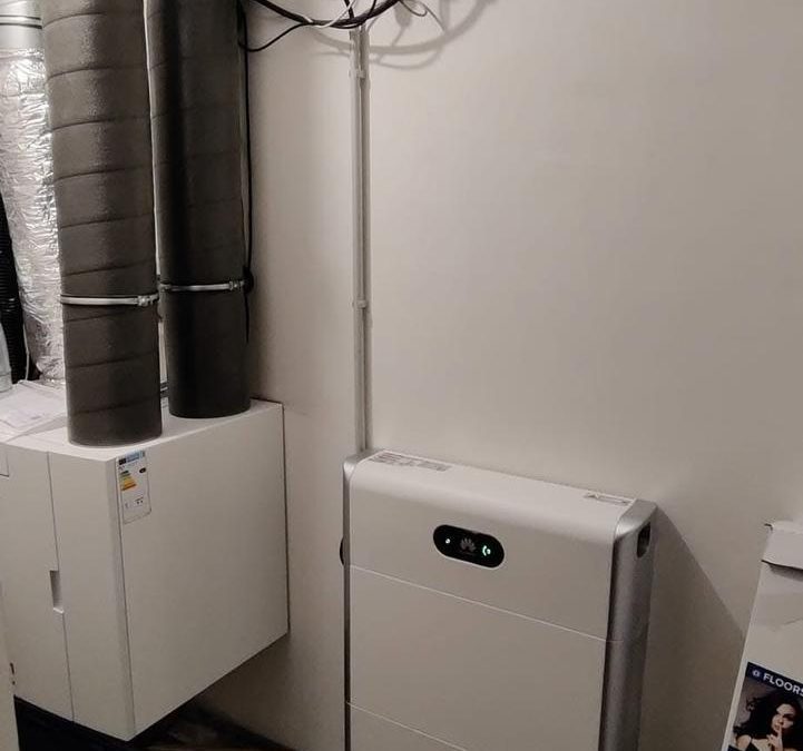 Huawei-thuisbatterij geplaatst door Groenvolt in Almere