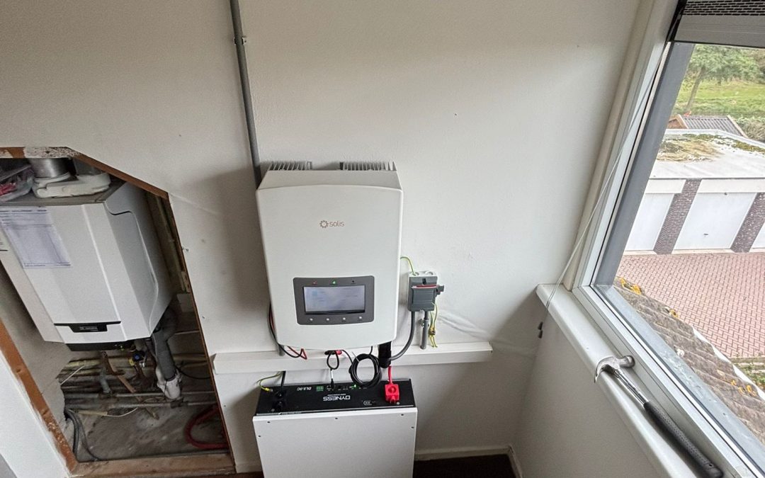 Dyness thuisbatterij geplaatst in Groningen door Groenvolt