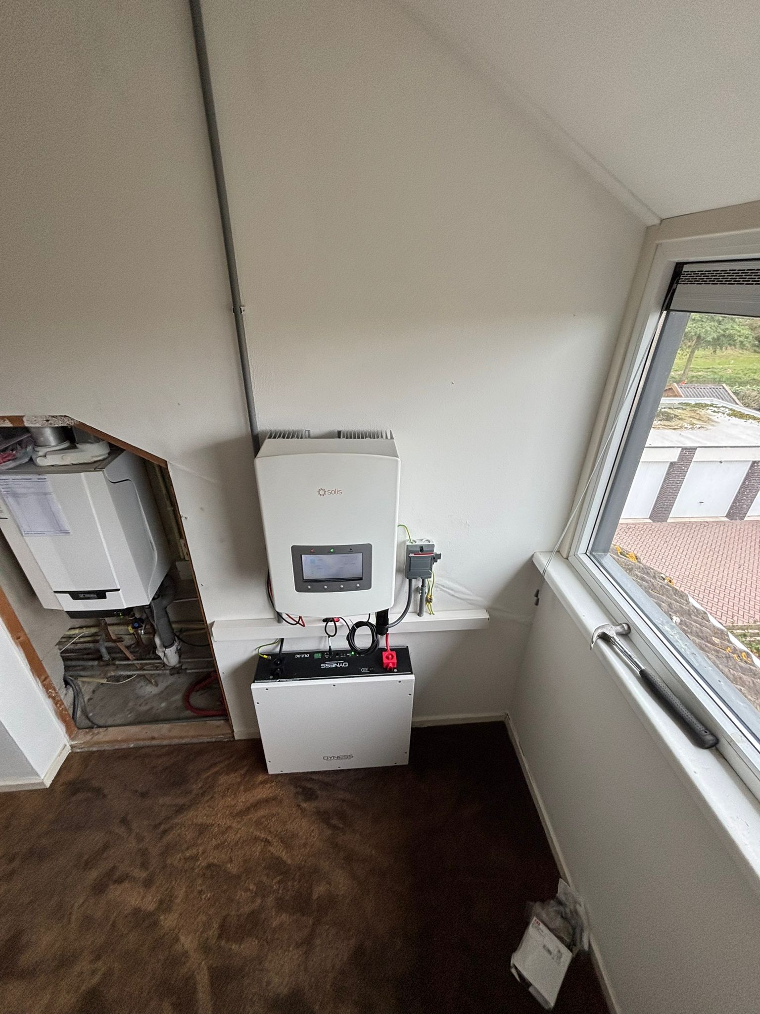 Dyness thuisbatterij geplaatst in Groningen door Groenvolt